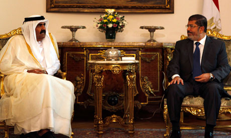 President Morsi to meet Qatari emir