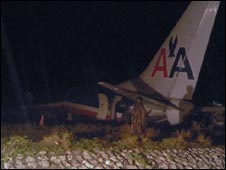 Plane overshoots Jamaica runway