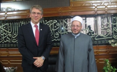 World Council of Churches head meets top Egyptian Islamic cleric
