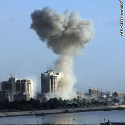 Blasts near hotels kill 36 in Baghdad