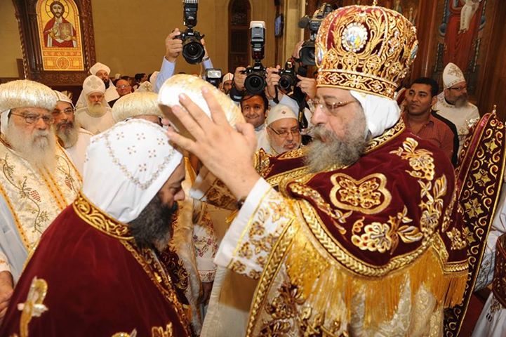 Pope Tawadros encourages new bishops to care for educating the people